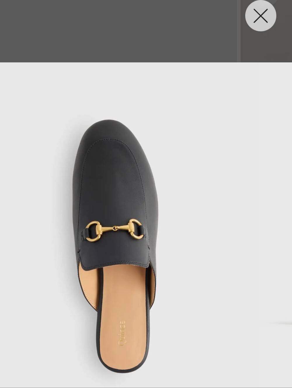 Quince - Italian Leather Horsebit Loafer Mule